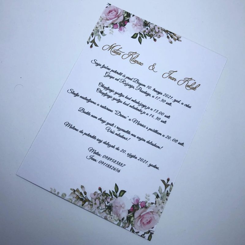 Jednostrana pozivnica 10