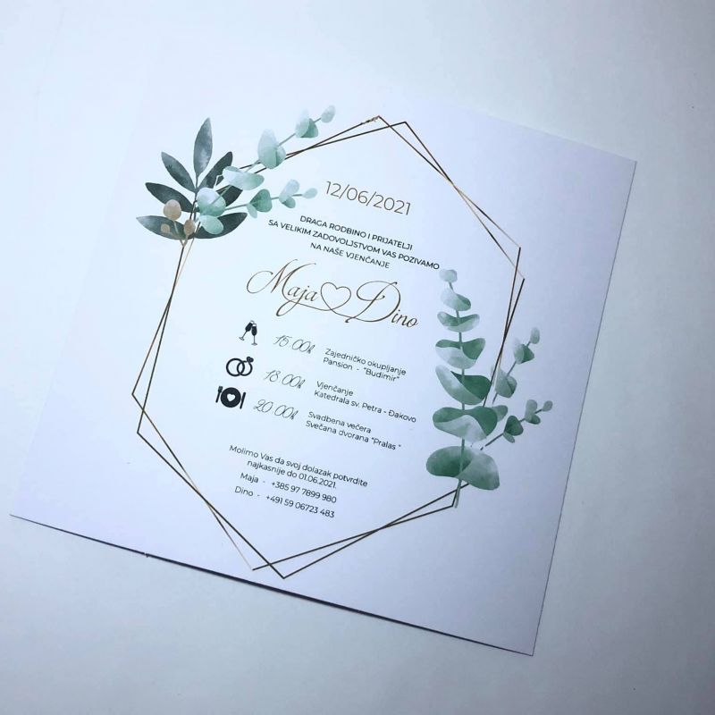 Jednostrana pozivnica 13